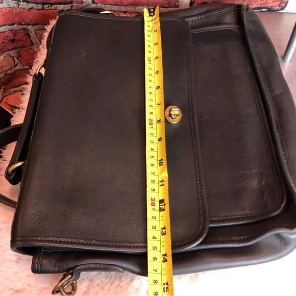 Vintage Coach 5181 Messenger Laptop Briefcase Unisex Bag - Picture 11 of 13